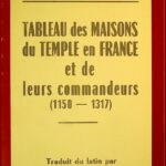Tableau des Maisons du Temple en France et de leurs Commandeurs - (1150-1317)