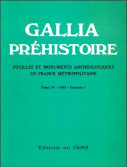 Gallia Préhistoire -tome 26 - 1983 - fascicule 1