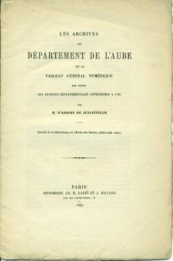 LES ARCHIVES du DÉPARTEMENT DE L'AUBE