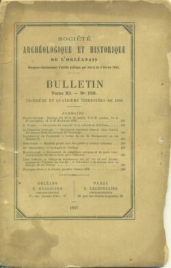 Bulletin Archéologie tome XI - N° 159