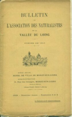 Bulletin de l'Association des Naturalistes de la Vallée du Loing