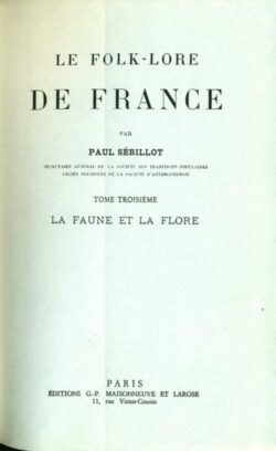 Le Folk-lore de France T3