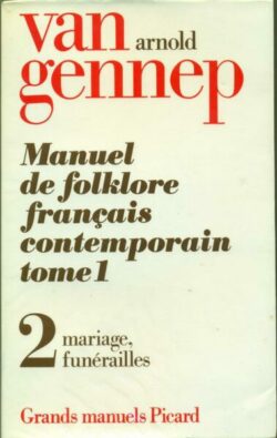 Manuel de Folklore Français comtemporain