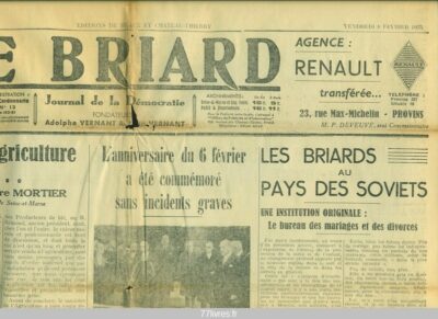 LE BRIARD, vendredi 8 février 1935