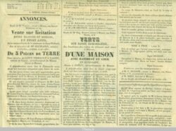 Journal LE PUBLICATEUR DE MEAUX, 25 juillet 1857