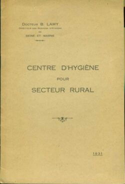 Centre d'hygiène pour secteur rural