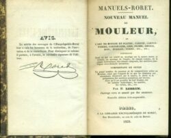 Nouveau Manuel du Mouleur - Encyclopédie Roret