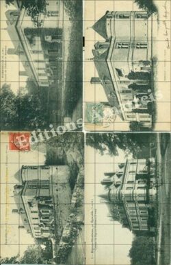 EGREVILLE - Lot de 5 cartes postales anciennes