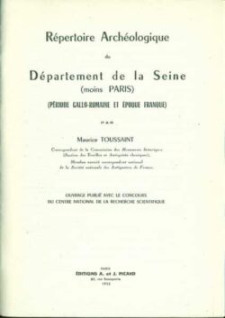 Répertoire Archéologique du dept de la SEINE (moins Paris)