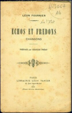 Echos et Fredons