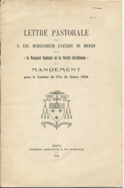 Lettre Pastorale