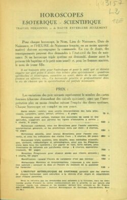 L'Astrosophie - Revue Mensuelle d'Astrologie et des Sciences Psychiques et Occultes