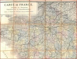 Carte de France divisée en Provinces