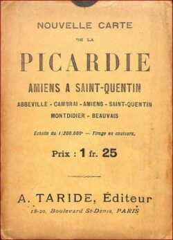 Nouvelle carte de la PICARDIE d'Amiens à Saint-Quentin