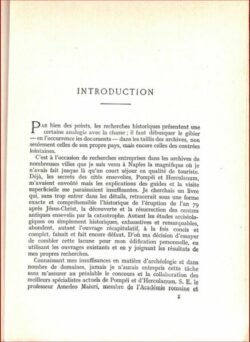 Vie, mort et ressurrection d'HERCULANUM et de POMPEI