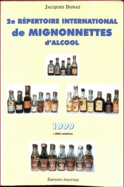 2e Répertoire de Mignonnettes d'alcool