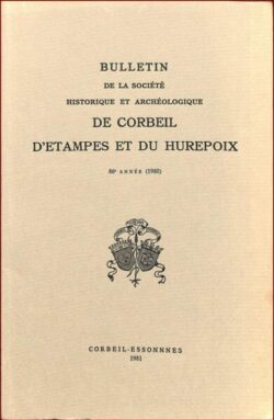 Bulletin Sté de Corbeil d'Etampes et du Hurepoix