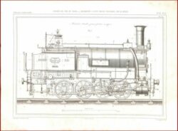 Locomotive à huit roues couplées par Petiet