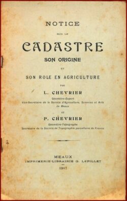 Notice sur le CADASTRE