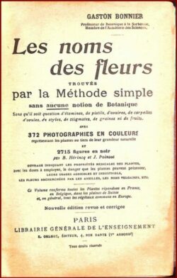 Les Noms des Fleurs trouvés par la Méthode simple