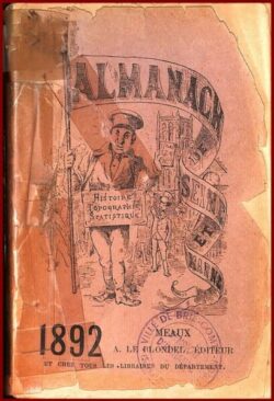 1892 - ALMANACH de Seine-et-Marne