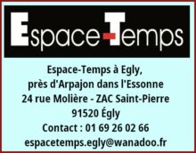 Espace-Temps à Egly, près d'Arpajon dans l'Essonne