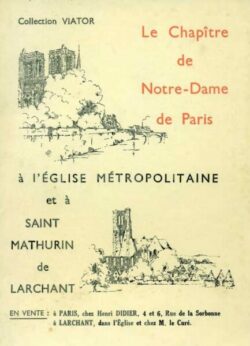 LARCHANT - Le Chapître de Notre-Dame de Paris