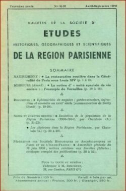 091-092-BULLETIN Sté d'Etudes Hist., Géog. et Scient. Région Parisienne