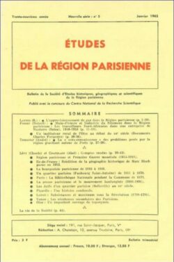 n05-BULLETIN Sté d'Etudes Hist., Géog. et Scient. Région Parisienne