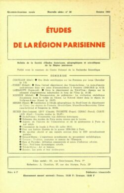 n20-BULLETIN Sté d'Etudes Hist., Géog. et Scient. Région Parisienne