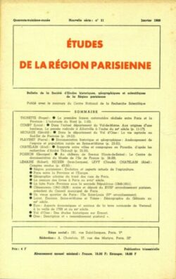 n21-BULLETIN Sté d'Etudes Hist., Géog. et Scient. Région Parisienne