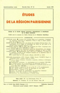 n25-BULLETIN Sté d'Etudes Hist., Géog. et Scient. Région Parisienne