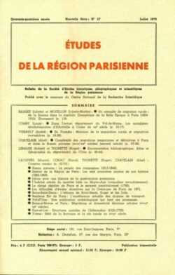 n27-BULLETIN Sté d'Etudes Hist., Géog. et Scient. Région Parisienne