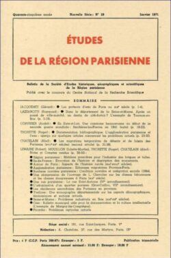 n29-BULLETIN Sté d'Etudes Hist., Géog. et Scient. Région Parisienne