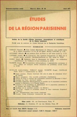 n30-BULLETIN Sté d'Etudes Hist., Géog. et Scient. Région Parisienne