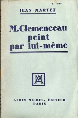 M. Clemenceau, peint par lui-même