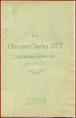 Le Chanoine Charles GIET