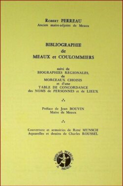 Bibliographie de Meaux et de Coulommiers