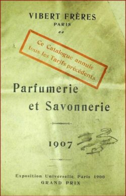 Catalogue Parfumerie et Savonnerie