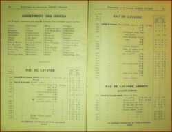 Catalogue Parfumerie et Savonnerie