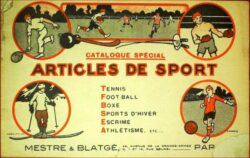 Catalogue spécial Articles de sport