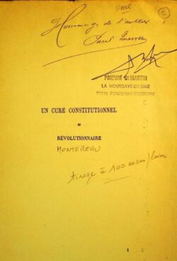 Un curé constitutionel et révolutionnaire