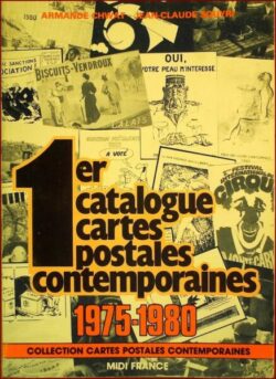 1er catalogue cartes postales contemporaines