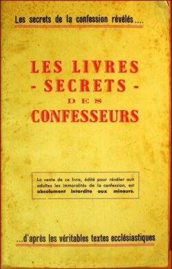 Les Livres - Secrets - des Confesseurs