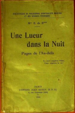 Une Lueur dans la Nuit - Pages de l'Au-delà