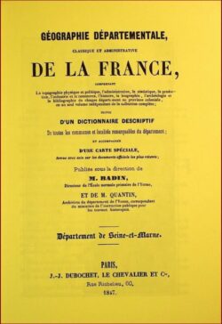 Géographie de la SEINE-ET-MARNE