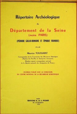 Répertoire Archéologique du Département de la Seine (moins PARIS)