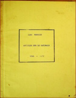 Articles sur le Gâtinais - 1941 - 1972