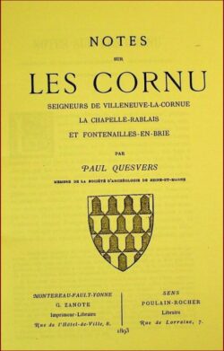 NOTES SUR LES CORNU