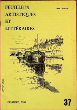 Feuillets artistiques et littéraires des Amis d'Avon N°37